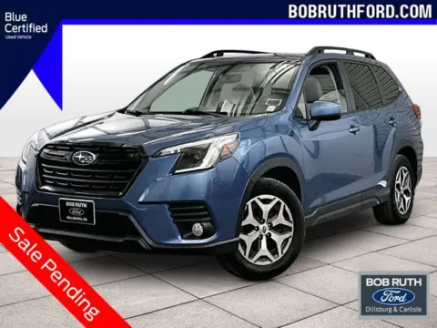 Blue 2022 Subaru Forester Premium for sale in Dillsburg, PA