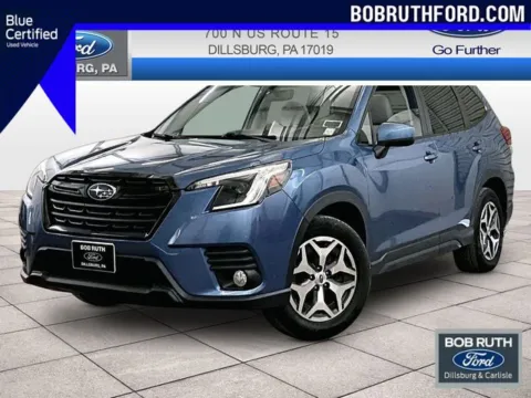 Blue 2022 Subaru Forester Premium for sale in Dillsburg, PA