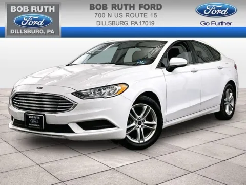 White 2018 Ford Fusion SE for sale in Dillsburg, PA