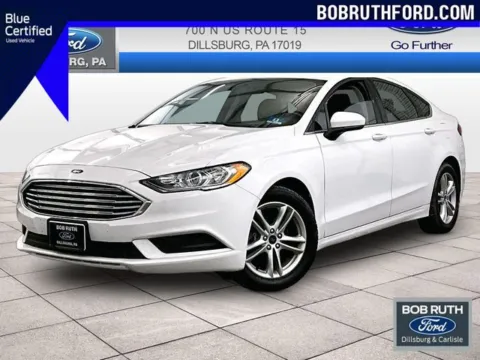 White 2018 Ford Fusion SE for sale in Dillsburg, PA