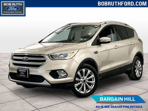 White 2017 Ford Escape Titanium for sale in Dillsburg, PA
