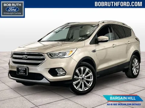 White 2017 Ford Escape Titanium for sale in Dillsburg, PA