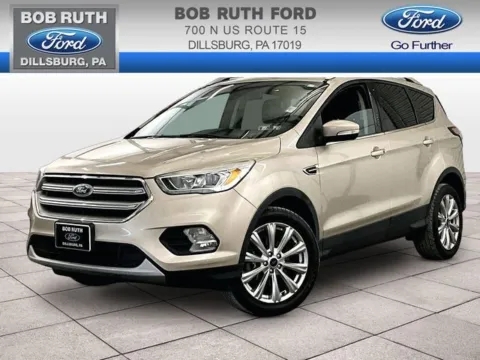 White 2017 Ford Escape Titanium for sale in Dillsburg, PA