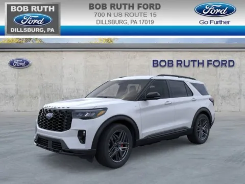 White 2026 Ford Explorer ST-Line for sale in Dillsburg, PA