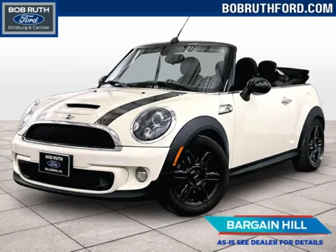 White 2015 MINI Cooper Convertible S for sale in Dillsburg, PA