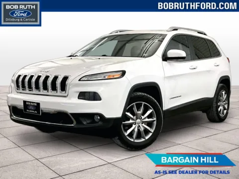 White 2018 Jeep Cherokee Limited for sale in Dillsburg, PA