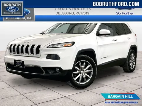 White 2018 Jeep Cherokee Limited for sale in Dillsburg, PA