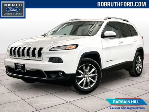 White 2018 Jeep Cherokee Limited for sale in Dillsburg, PA
