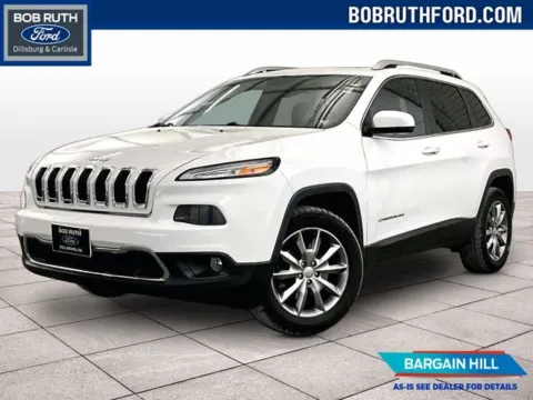 White 2018 Jeep Cherokee Limited for sale in Dillsburg, PA