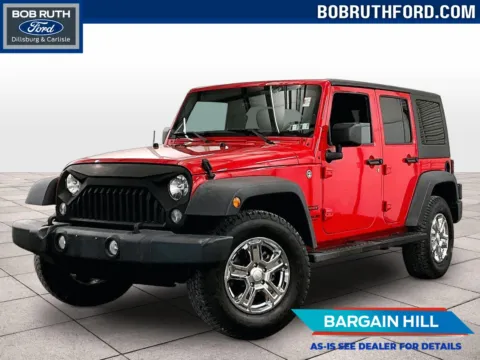 Red 2017 Jeep Wrangler Unlimited Sport for sale in Dillsburg, PA