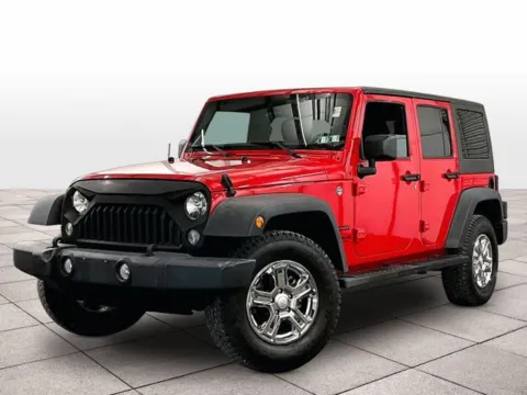 Red 2017 Jeep Wrangler Unlimited Sport for sale in Dillsburg, PA