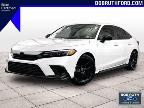 White 2022 Honda Civic Sedan Sport for sale in Dillsburg, PA