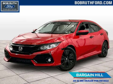 Red 2019 Honda Civic Hatchback EX for sale in Dillsburg, PA