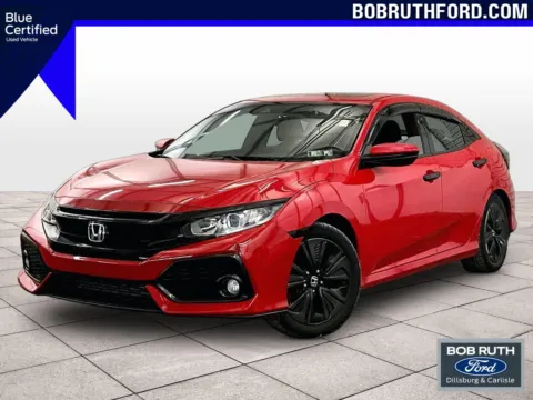 Red 2019 Honda Civic Hatchback EX for sale in Dillsburg, PA