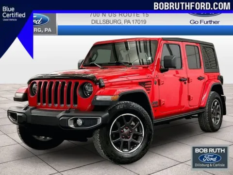 Red 2021 Jeep Wrangler Unlimited Sport S for sale in Dillsburg, PA