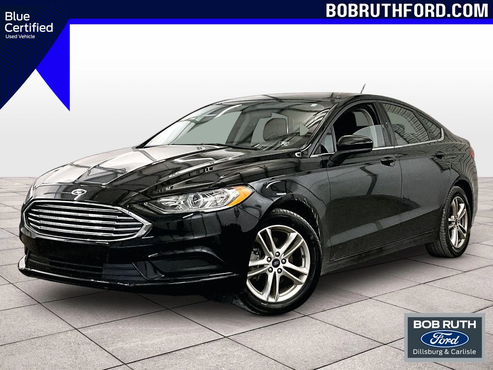 Black 2018 Ford Fusion SE for sale in Dillsburg, PA