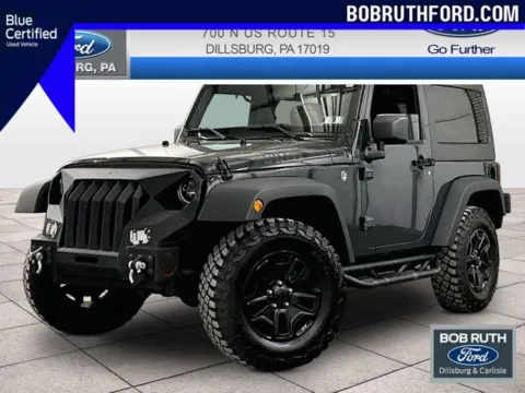 Gray 2018 Jeep Wrangler JK Willys Wheeler for sale in Dillsburg, PA