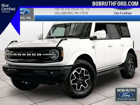White 2021 Ford Bronco Outer Banks for sale in Dillsburg, PA