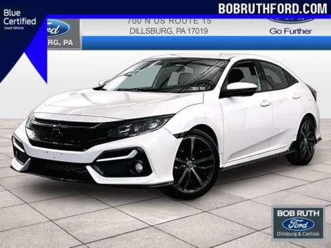 White 2021 Honda Civic Sport for sale in Dillsburg, PA