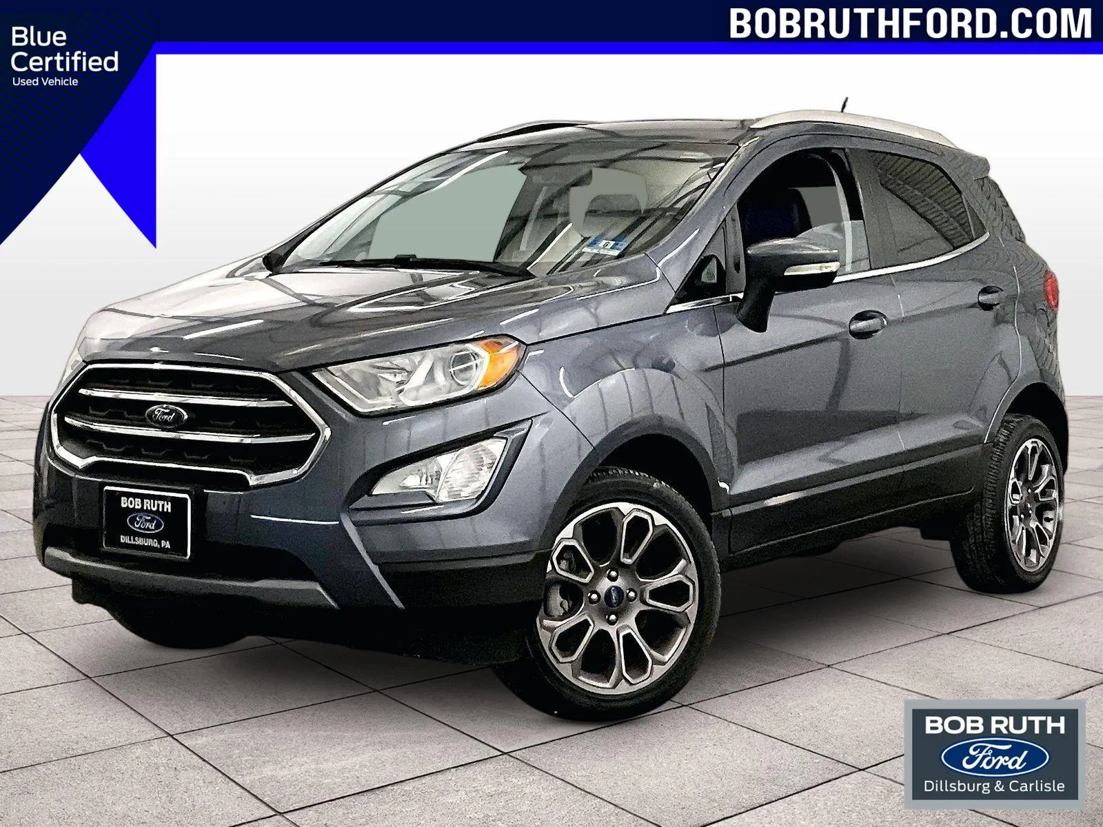 Gray 2018 Ford EcoSport Titanium for sale in Dillsburg, PA