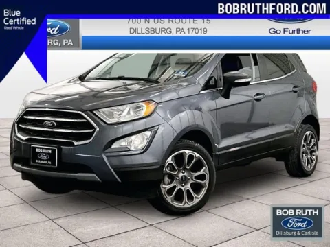 Gray 2018 Ford EcoSport Titanium for sale in Dillsburg, PA