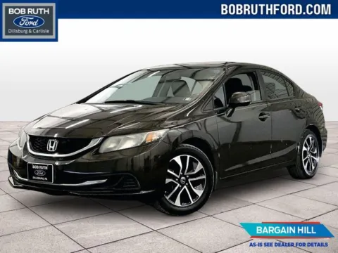 Brown 2013 Honda Civic EX for sale in Dillsburg, PA