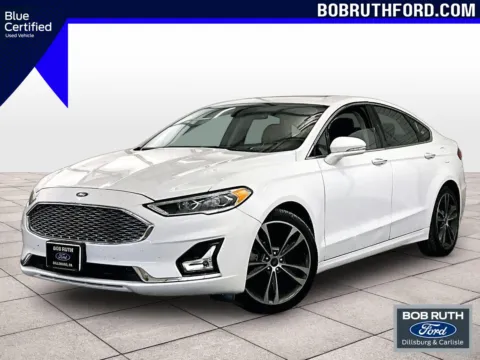White 2019 Ford Fusion Titanium for sale in Dillsburg, PA