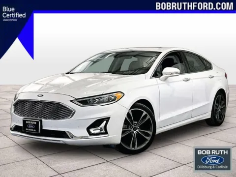White 2019 Ford Fusion Titanium for sale in Dillsburg, PA