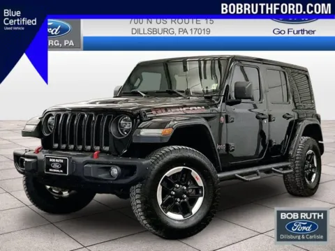 Black 2020 Jeep Wrangler Unlimited Rubicon for sale in Dillsburg, PA