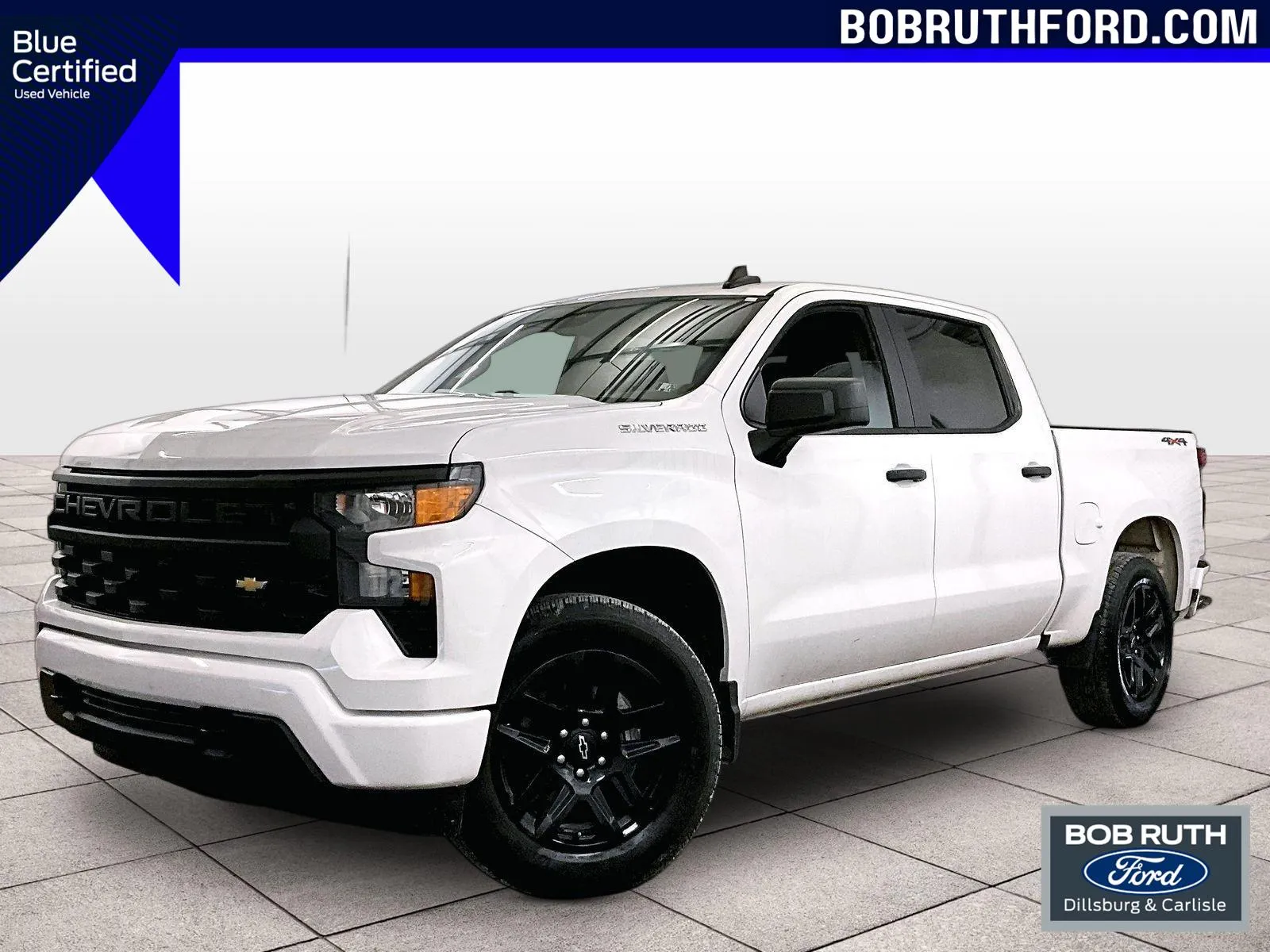 White 2024 Chevrolet Silverado 1500 Custom for sale in Dillsburg, PA