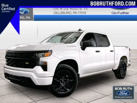 White 2024 Chevrolet Silverado 1500 Custom for sale in Dillsburg, PA