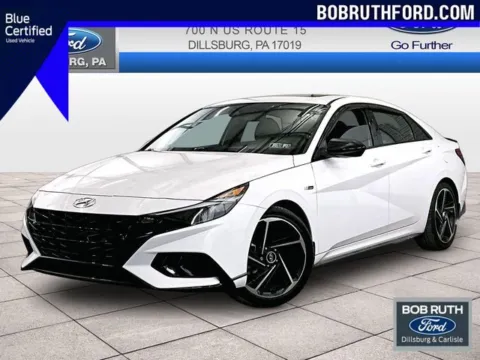 White 2023 Hyundai Elantra N Line for sale in Dillsburg, PA