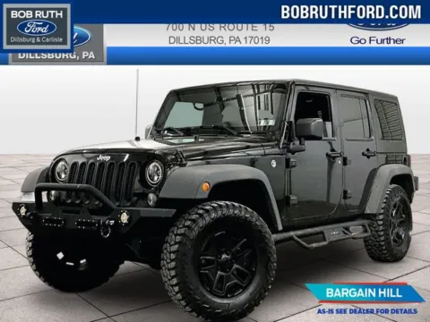 Black 2016 Jeep Wrangler Unlimited Sport for sale in Dillsburg, PA