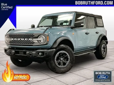 Blue 2022 Ford Bronco Badlands for sale in Dillsburg, PA