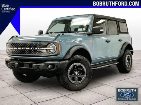 Blue 2022 Ford Bronco Badlands for sale in Dillsburg, PA