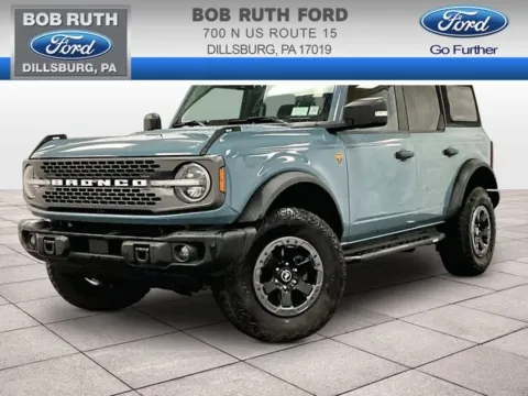 Blue 2022 Ford Bronco Badlands for sale in Dillsburg, PA