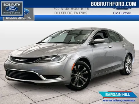 Silver 2015 Chrysler 200 Limited for sale in Dillsburg, PA