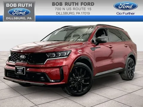 Red 2021 Kia Sorento SX for sale in Dillsburg, PA