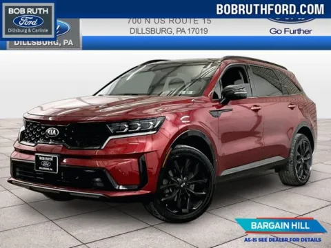Red 2021 Kia Sorento SX for sale in Dillsburg, PA