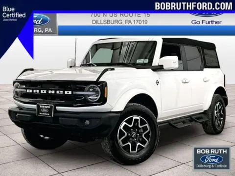 White 2024 Ford Bronco Outer Banks for sale in Dillsburg, PA