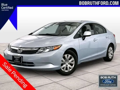 Blue 2012 Honda Civic LX for sale in Dillsburg, PA