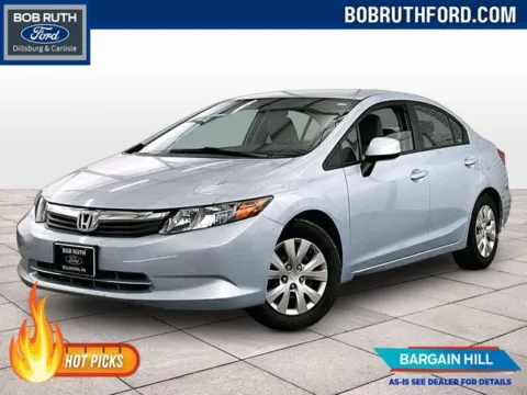 Blue 2012 Honda Civic LX for sale in Dillsburg, PA