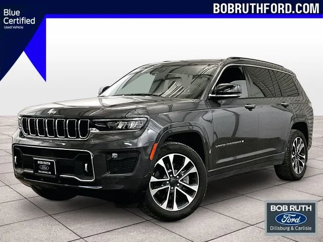 Gray 2021 Jeep Grand Cherokee L Overland for sale in Dillsburg, PA