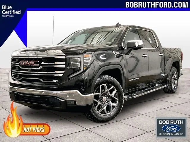 Black 2022 GMC Sierra 1500 SLT for sale in Dillsburg, PA