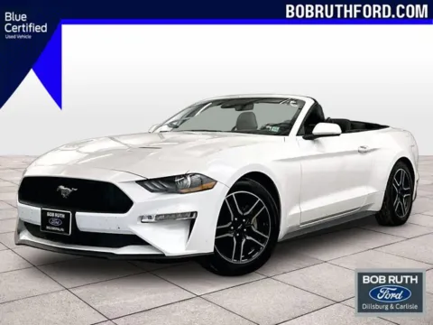 White 2021 Ford Mustang EcoBoost Premium for sale in Dillsburg, PA