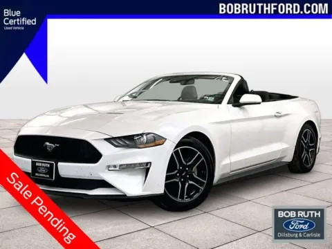White 2021 Ford Mustang EcoBoost Premium for sale in Dillsburg, PA