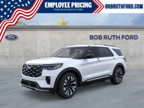 White 2026 Ford Explorer Platinum for sale in Dillsburg, PA