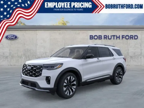 White 2026 Ford Explorer Platinum for sale in Dillsburg, PA