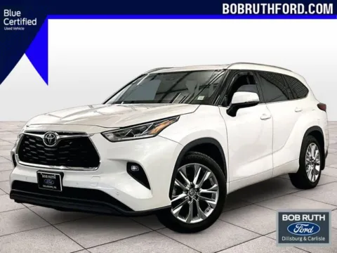 White 2021 Toyota Highlander Limited for sale in Dillsburg, PA