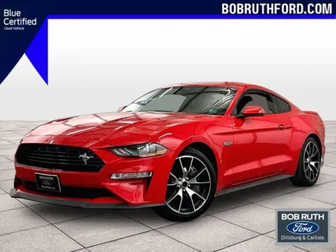 Red 2021 Ford Mustang EcoBoost Premium for sale in Dillsburg, PA